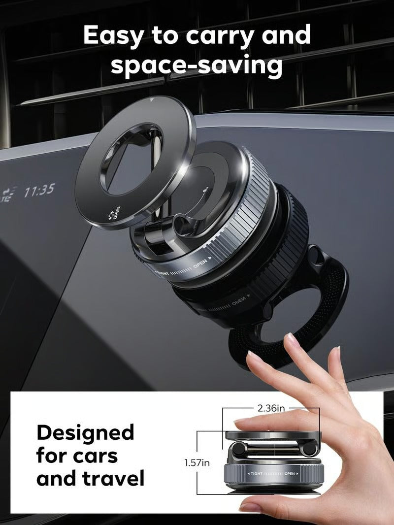Vacuum Suction Magnetic Phone Holder