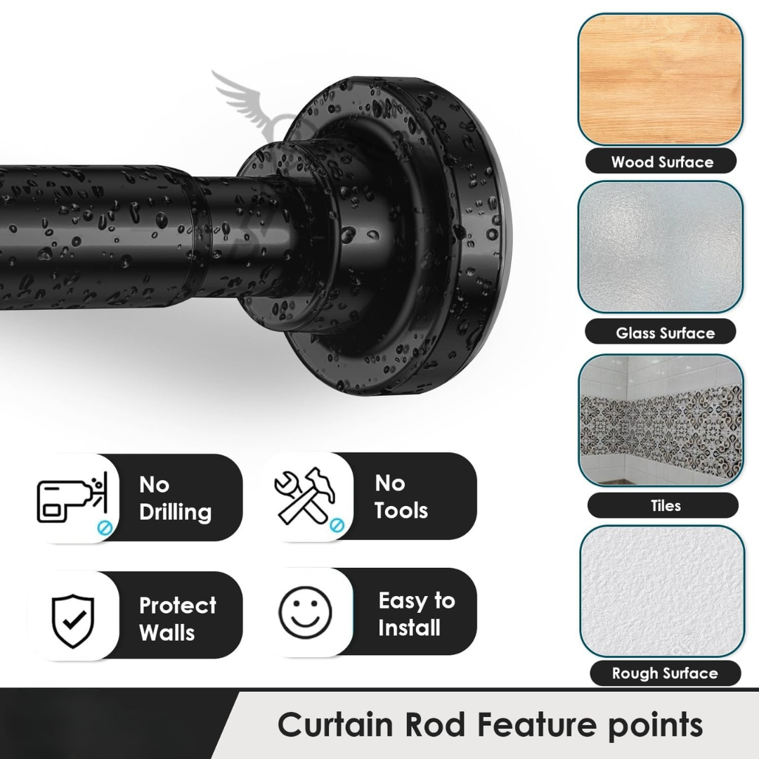 Drill-Free Multifunctional Adjustable Rod