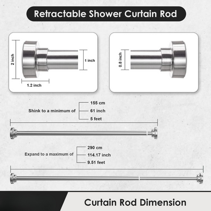 Drill-Free Multifunctional Adjustable Rod