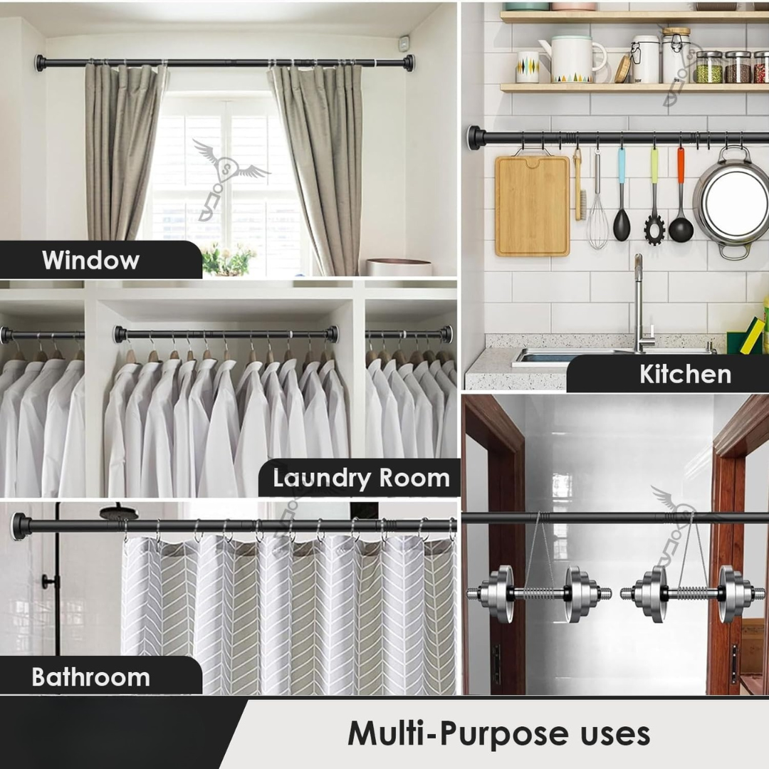 Drill-Free Multifunctional Adjustable Rod