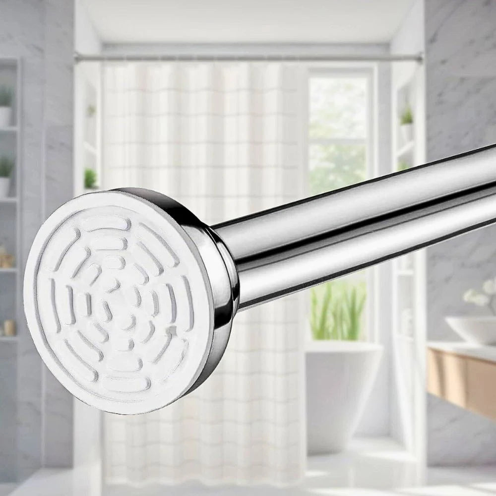Adjustable Shower Curtain Rod – Non-Drilling & Anti-Skid