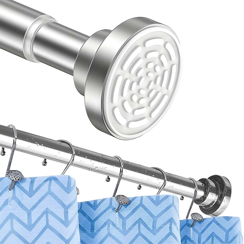 Adjustable Shower Curtain Rod – Non-Drilling & Anti-Skid