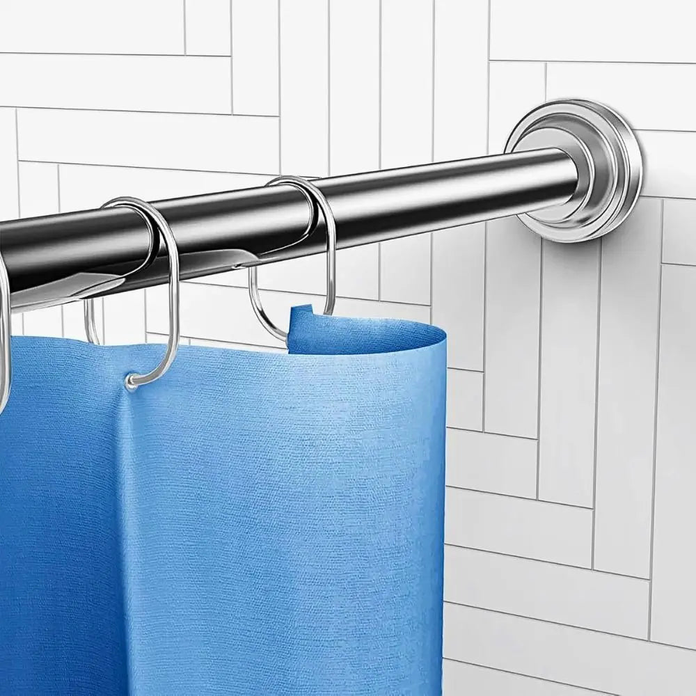 Adjustable Shower Curtain Rod – Non-Drilling & Anti-Skid